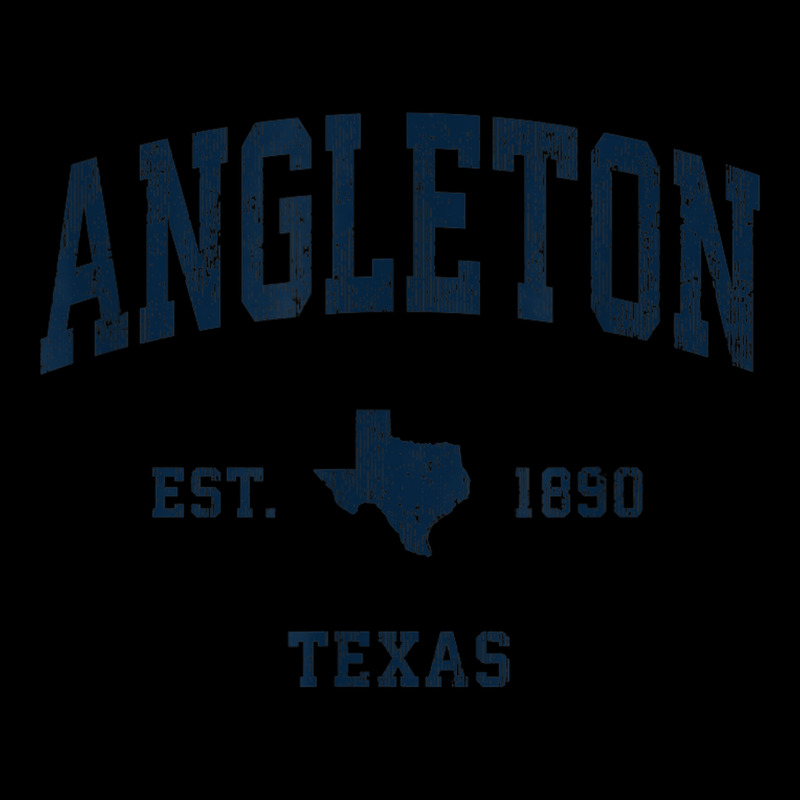 Angleton Texas Tx Vintage Athletic Navy Sports Design Adjustable Cap by Carnations | Artistshot