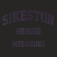 Sikeston Missouri Vintage State Athletic Style Ladies Fitted T-shirt | Artistshot