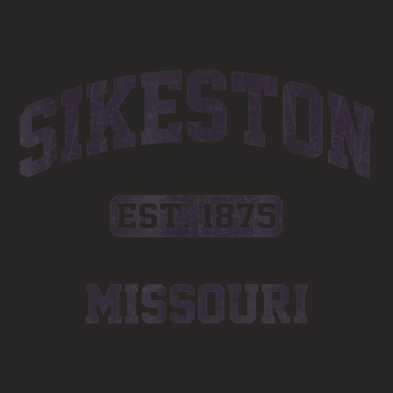 Sikeston Missouri Vintage State Athletic Style Ladies Fitted T-Shirt by Fashzilla | Artistshot