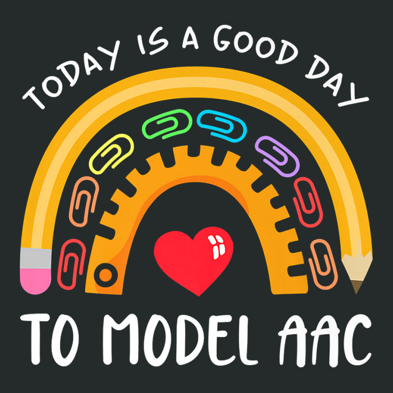 Today Is A Good Day To Model Aac Slp Speech Language Slpa Premium T Sh Women's Triblend Scoop T-shirt by daecuvifysha | Artistshot