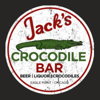 Jacks Crocodile Bar Ladies Fitted T-shirt | Artistshot