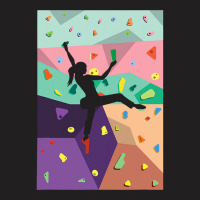 Wall Climbing Indoor Rock Climbers Action Sports Alpinism T-shirt | Artistshot