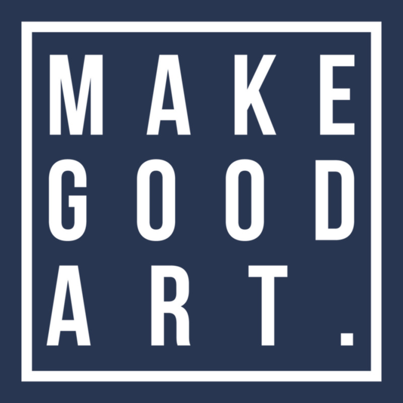 Make Good Art Ladies Denim Jacket by AARONROLLER | Artistshot