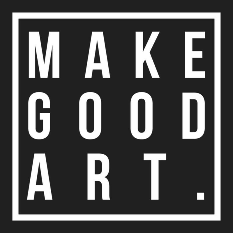 Make Good Art Ladies Polo Shirt by AARONROLLER | Artistshot