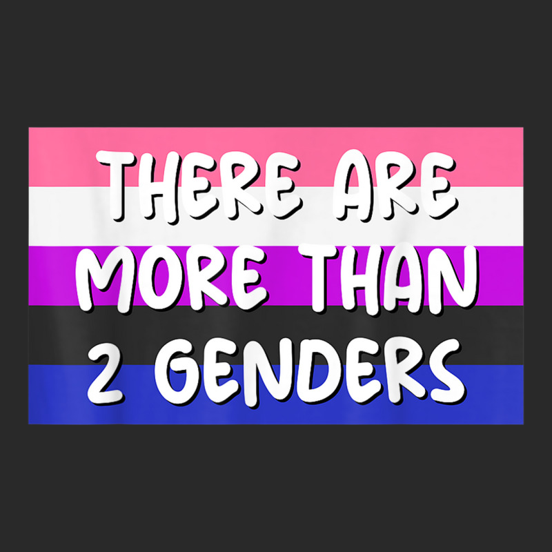 There Are More Than 2 Genders Genderfluid Flag Omnisexual Printed hat by Amenity | Artistshot