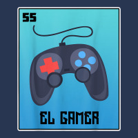 El Gamer Video Games Funny Mexican Lottery Parody Graphic T Shirt Ladies Denim Jacket | Artistshot