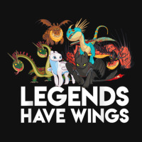 How To Train Your Dragons 3 Hidden World Legends Have Wings Crew Socks | Artistshot