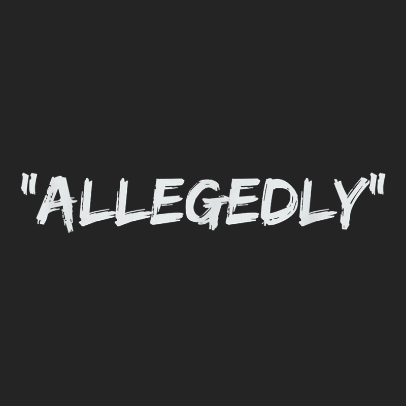 Allegedly Funny Lawyer Christmas Gifts 3/4 Sleeve Shirt | Artistshot