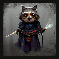 Cute Raccoon Samurai Japanese Bushido Warrior Code Racoon Scorecard Crop Tee | Artistshot