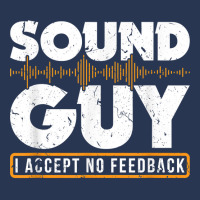 Sound Guy Accept No Feedback Audio Engineer Mixing Mastering Ladies Denim Jacket | Artistshot