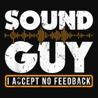 Sound Guy Accept No Feedback Audio Engineer Mixing Mastering Crop Top | Artistshot