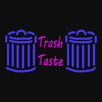 Blue Trash Taste Crop Top | Artistshot