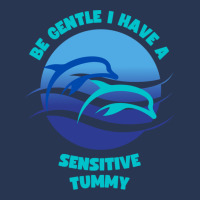 Be Gentle I Have A Sensitive Tummy Ladies Denim Jacket | Artistshot