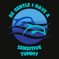 Be Gentle I Have A Sensitive Tummy Scorecard Crop Tee | Artistshot