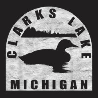 Clarks Lake Loon Michigan T-shirt | Artistshot