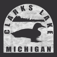 Clarks Lake Loon Michigan Vintage Hoodie | Artistshot