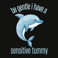 Be Gentle I Have A Sensitive Tummy     (9) Scorecard Crop Tee | Artistshot