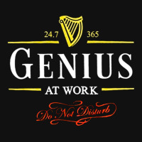 Genius At Work, Do Not Disturb, Genius, At Work, Genius At Works, Geni Baby Bibs | Artistshot