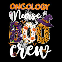 Oncology Nurse Boo Crew Funny Rn Matching Halloween Costume Cropped Hoodie | Artistshot