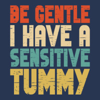 Be Gentle I Have A Sensitive Tummy Ladies Denim Jacket | Artistshot