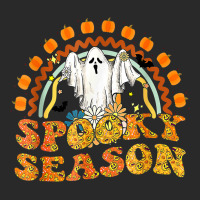 Spooky Season Pumpkin Floral Ghost Rainbow Groovy Halloween Printed Hat | Artistshot