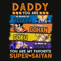 Daddy Dragonball Daddy You Are My Favorite Super Saiyan Funny Vegeta G Scorecard Crop Tee | Artistshot