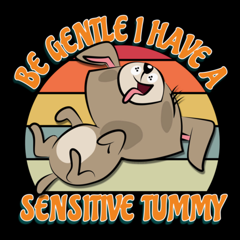 Be Gentle I Have A Sensitive Tummy  Dog Lover Adjustable Cap by cm-arts | Artistshot