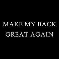 Make My Back Great Again Funny Trump Injury Recovery Gift V-neck Tee | Artistshot