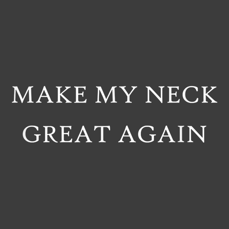 Make My Neck Great Again Funny Trump Injury Recovery Gift Men's Polo Shirt | Artistshot