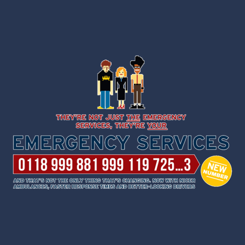 It Crowd Emergency Services Men Denim Jacket | Artistshot