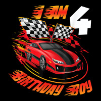 Race Car 4th Birthday Boy 4 Year Old Racing Car Driver Long Sleeve Shirts | Artistshot