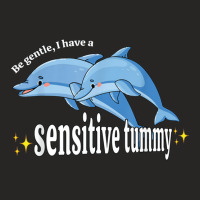 Be Gentle I Have A Sensitive Tummy           (1) Ladies Fitted T-shirt | Artistshot