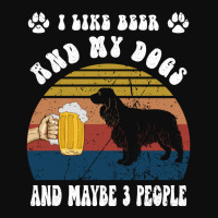 I Like Beer   My Dogs Cocker Spaniel Crop Top | Artistshot