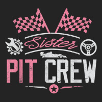 Racing Car Sister Racer Sister Pit Crew Women Girl 3/4 Sleeve Shirt | Artistshot