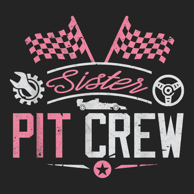 Racing Car Sister Racer Sister Pit Crew Women Girl 3/4 Sleeve Shirt | Artistshot