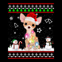 Chihuahua Christmas Dog Light Ugly Sweater Zipper Hoodie | Artistshot