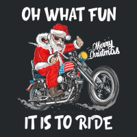 Biker Santa Motorcycle Fan Merry Christmas Xmas Holidays Crewneck Sweatshirt | Artistshot