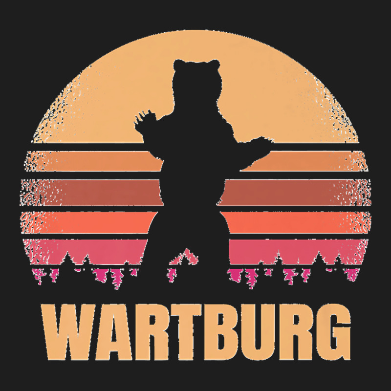 Wartburg Tennessee Vintage Bear Distressed Retro 80s Sunset Premium Classic T-shirt by cm-arts | Artistshot