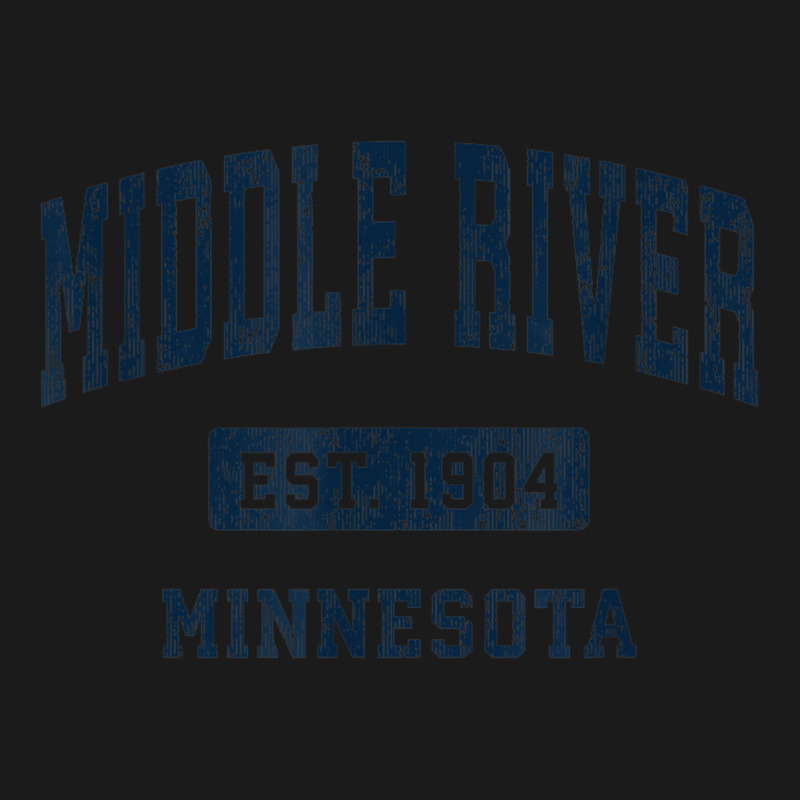 Middle River Minnesota Mn Vintage Athletic Sports Design Full-length Apron | Artistshot