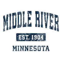 Middle River Minnesota Mn Vintage Athletic Sports Design Sticker | Artistshot