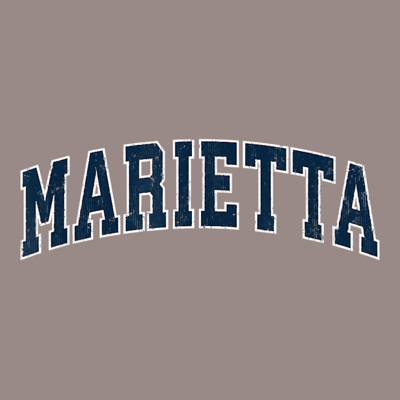 Marietta Georgia Ga Vintage Sports Design Navy Design T Shirt Vintage T-shirt | Artistshot