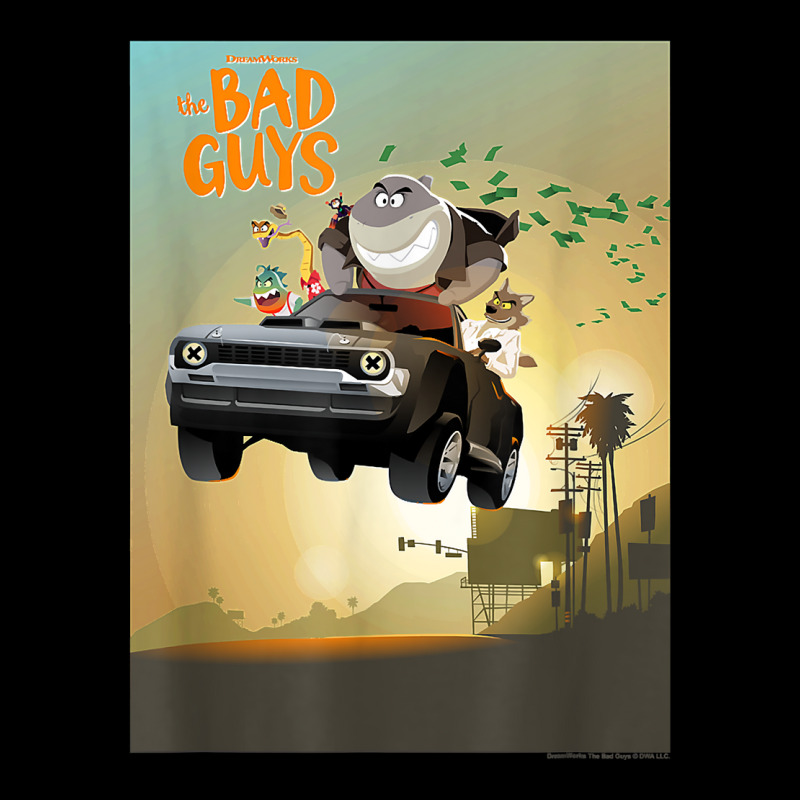 The Bad Guys Group Getaway Car Poster Zipper Hoodie | Artistshot