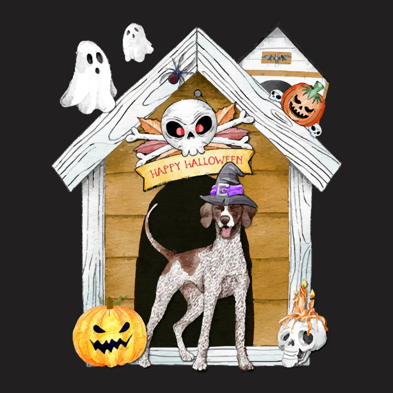 Funny Halloween Pointer Dog T  Shirt Halloween English Pointer Dog Wit T-shirt | Artistshot