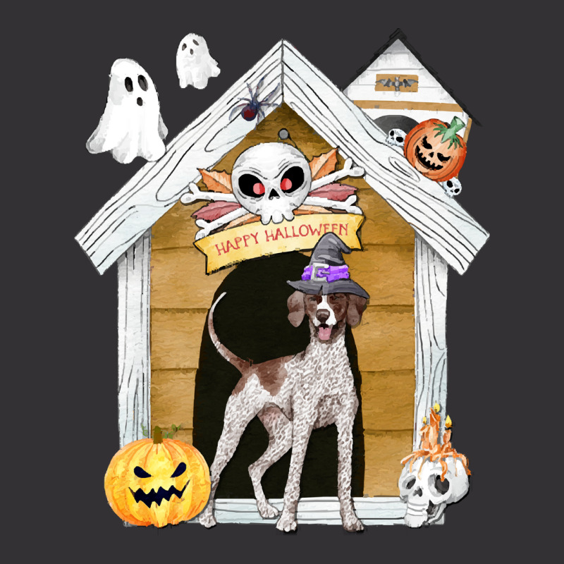 Funny Halloween Pointer Dog T  Shirt Halloween English Pointer Dog Wit Vintage Short | Artistshot