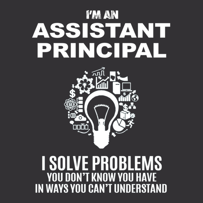 Assistant Principal Solve Problems White Vintage Short by MICHAELOHARRA | Artistshot