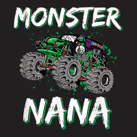 Monster Truck Rally Racing Nana Car Trucker Driver Mother T-shirt | Artistshot