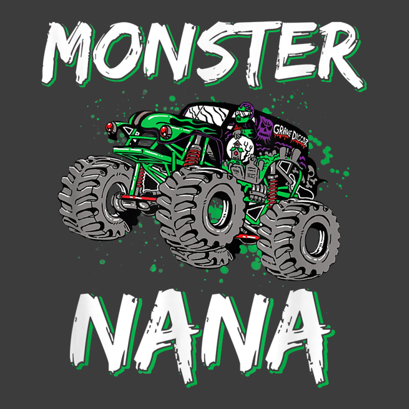 Monster Truck Rally Racing Nana Car Trucker Driver Mother Men's Polo Shirt | Artistshot