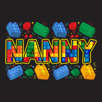 Nanny Brick Builder Funny Grandma Blocks Master Builder T-shirt | Artistshot