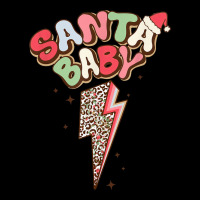 Santa Leopard Lightning Bolt Santa Hat Baby Christmas Retro Toddler Sweatshirt | Artistshot