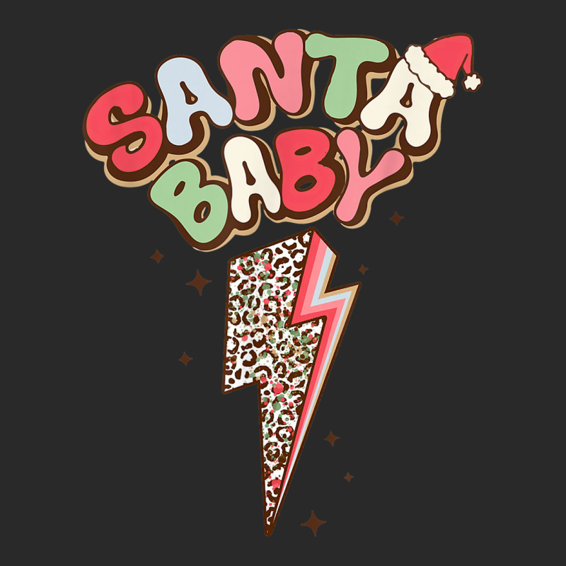 Santa Leopard Lightning Bolt Santa Hat Baby Christmas Retro Toddler T-shirt by Creed | Artistshot